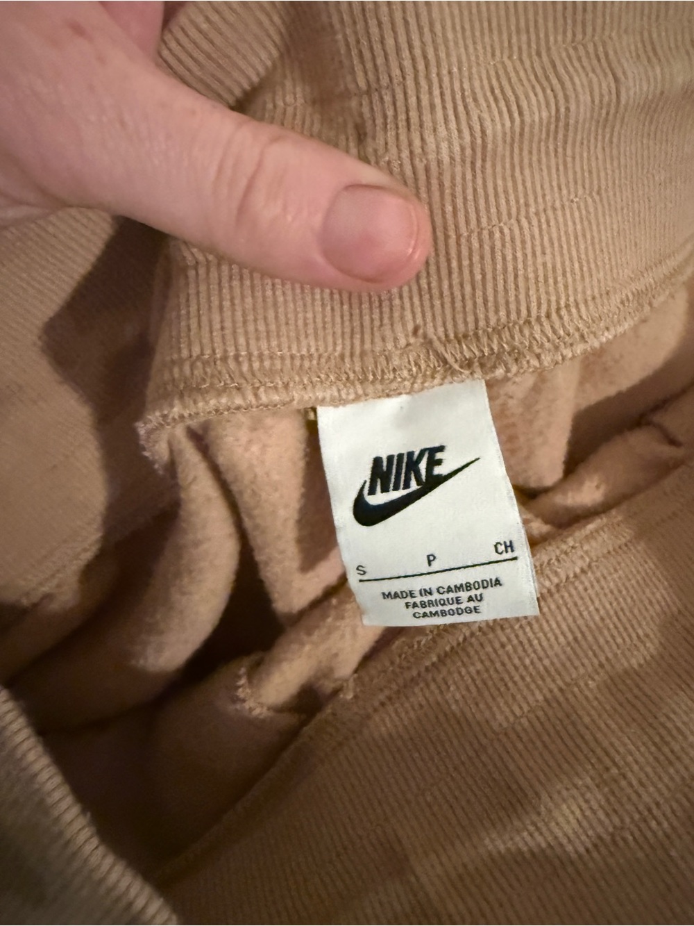 Nike Tan Fleece Pullover Hoodie